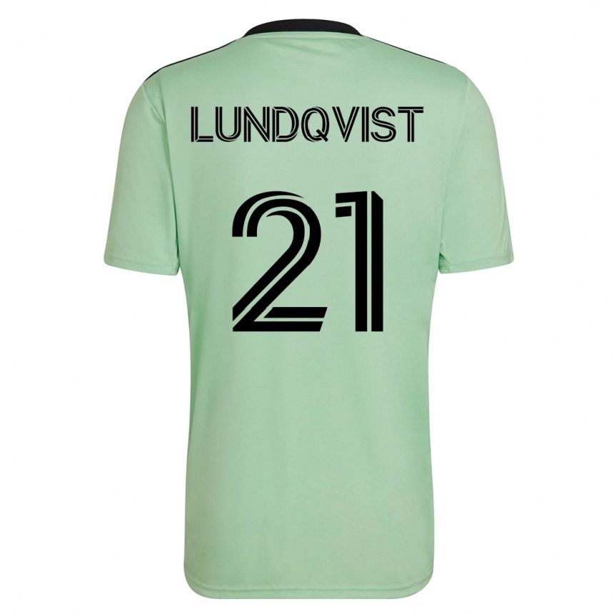 Mujer Fútbol Camiseta Adam Lundqvist #21 Verde Claro 2ª Equipación 2023/24 México