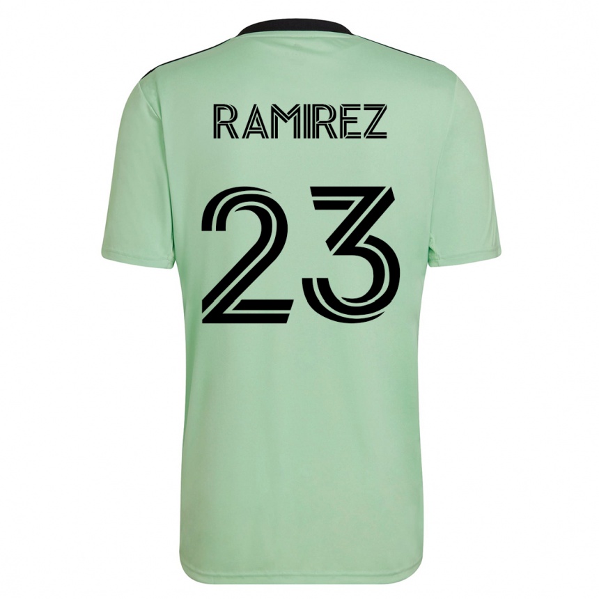 Mujer Fútbol Camiseta Alonso Ramírez #23 Verde Claro 2ª Equipación 2023/24 México