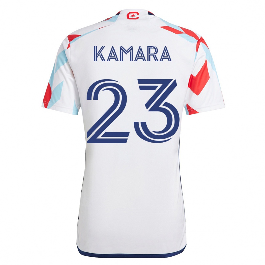 Mujer Fútbol Camiseta Kei Kamara #23 Blanco Azul 2ª Equipación 2023/24 México