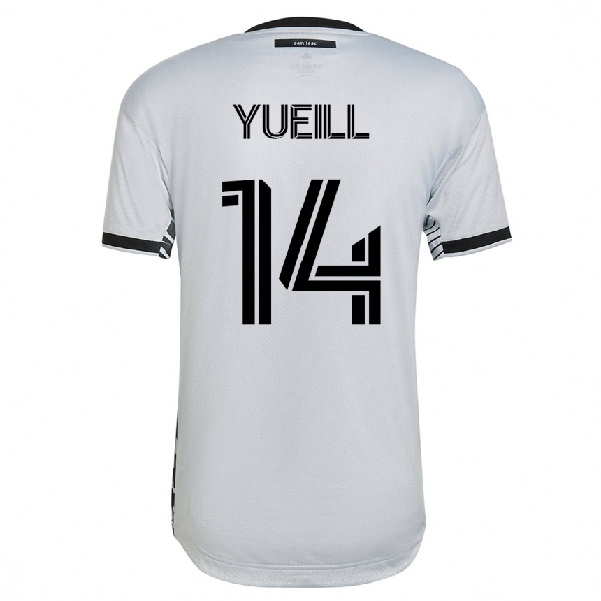 Mujer Fútbol Camiseta Jackson Yueill #14 Blanco 2ª Equipación 2023/24 México