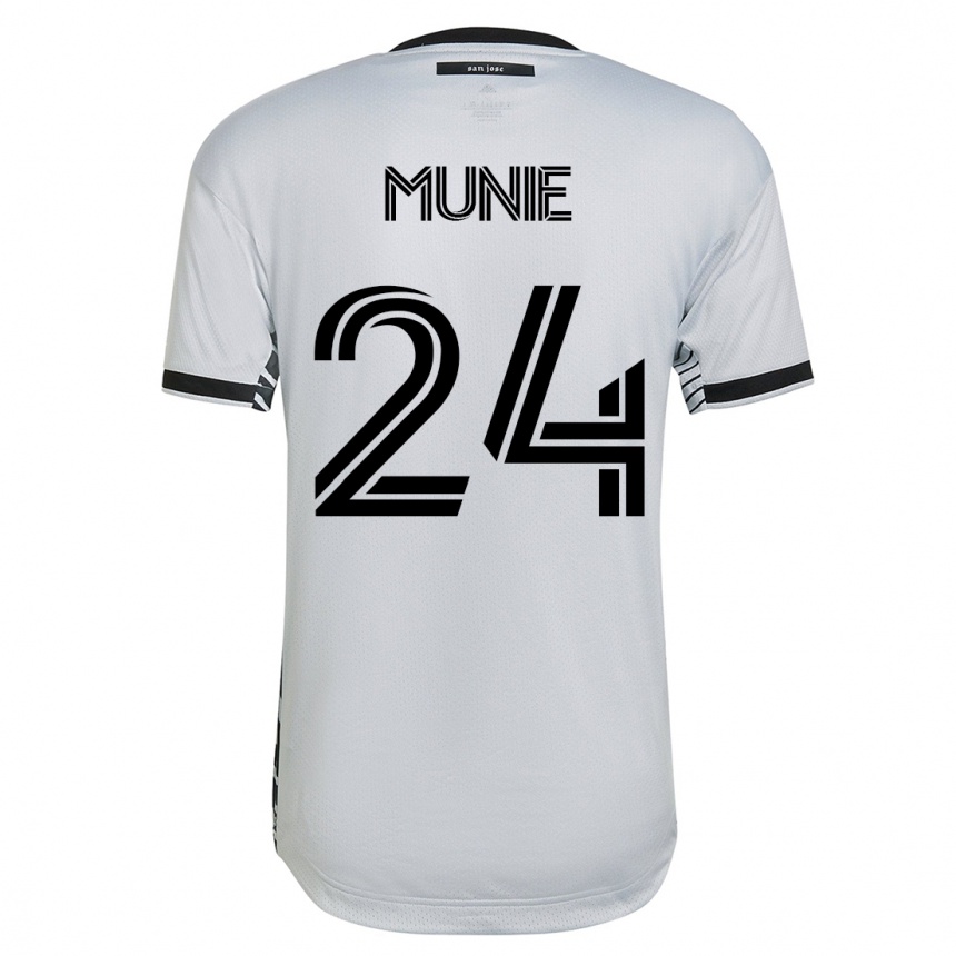 Mujer Fútbol Camiseta Daniel Munie #24 Blanco 2ª Equipación 2023/24 México