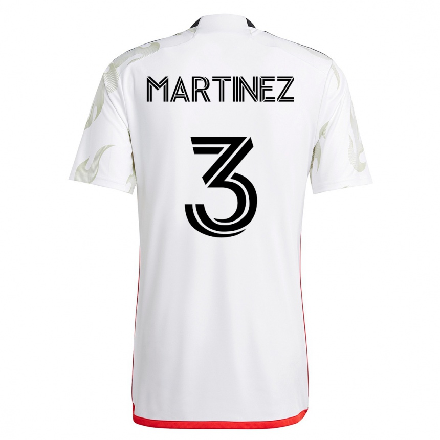 Mujer Fútbol Camiseta José Antonio Martínez #3 Blanco 2ª Equipación 2023/24 México