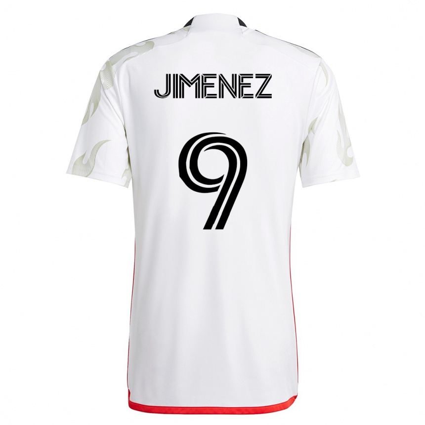 Mujer Fútbol Camiseta Jesús Jiménez #9 Blanco 2ª Equipación 2023/24 México