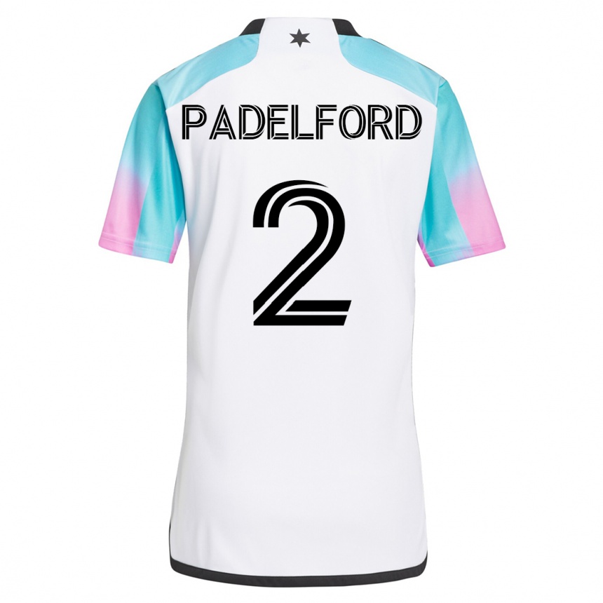 Mujer Fútbol Camiseta Devin Padelford #2 Blanco 2ª Equipación 2023/24 México