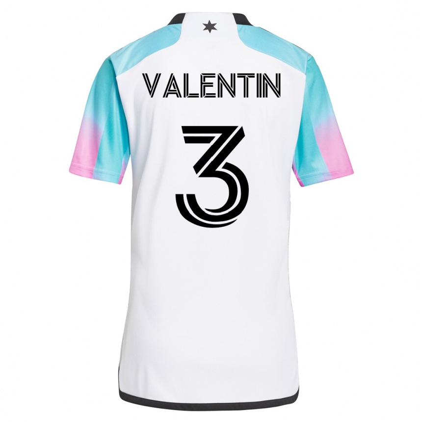 Mujer Fútbol Camiseta Zarek Valentin #3 Blanco 2ª Equipación 2023/24 México