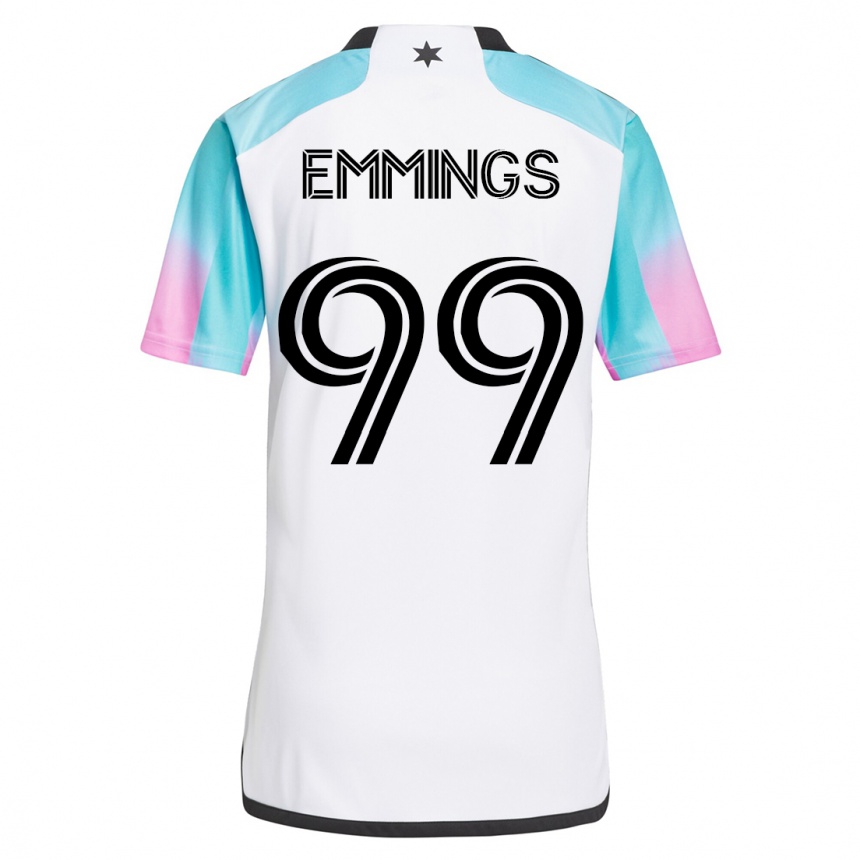 Mujer Fútbol Camiseta Fred Emmings #99 Blanco 2ª Equipación 2023/24 México