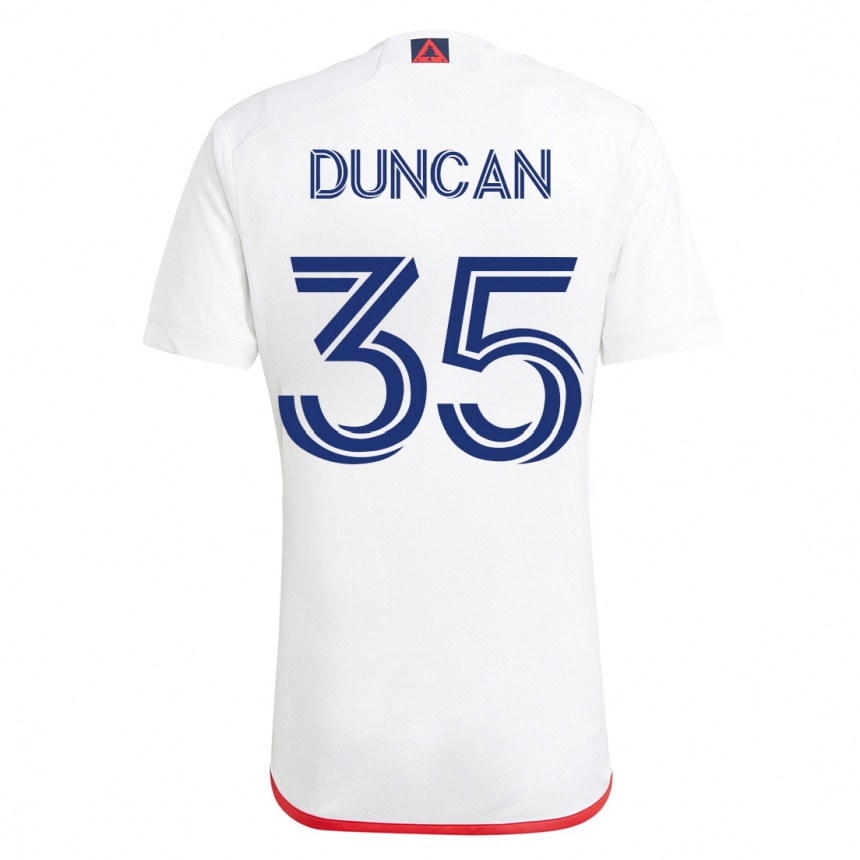 Mujer Fútbol Camiseta Nakye Greenidge-Duncan #35 Blanco Rojo 2ª Equipación 2023/24 México