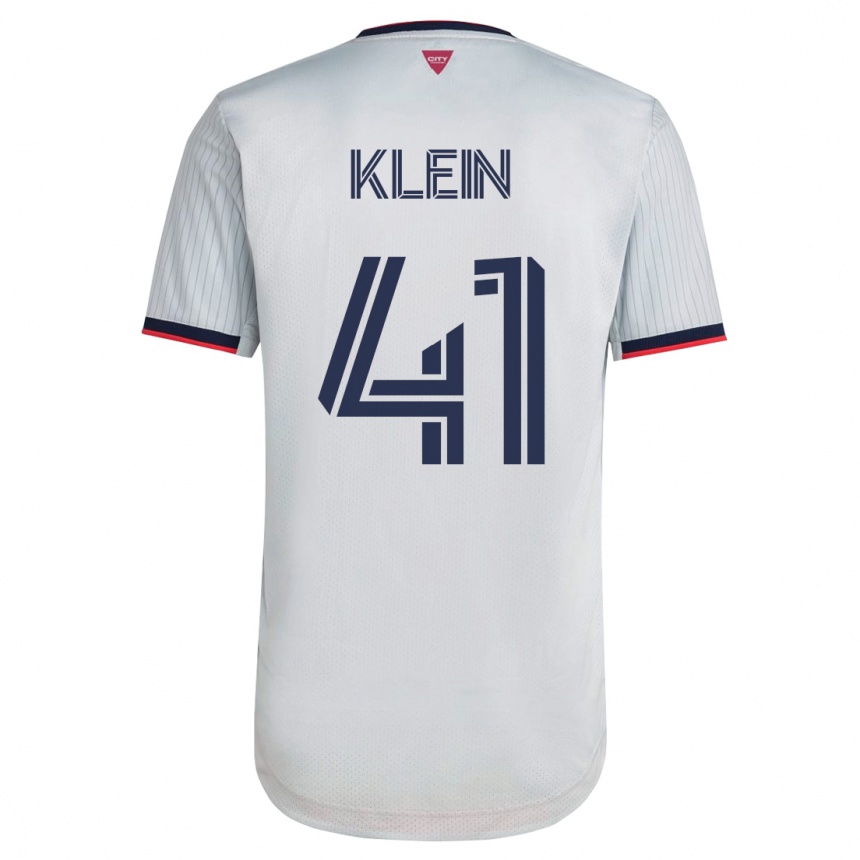 Mujer Fútbol Camiseta Johnny Klein #41 Blanco 2ª Equipación 2023/24 México