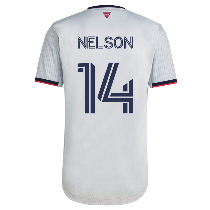 Mujer Fútbol Camiseta John Nelson #14 Blanco 2ª Equipación 2023/24 México