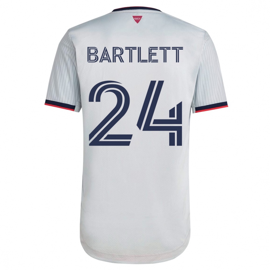 Mujer Fútbol Camiseta Lucas Bartlett #24 Blanco 2ª Equipación 2023/24 México