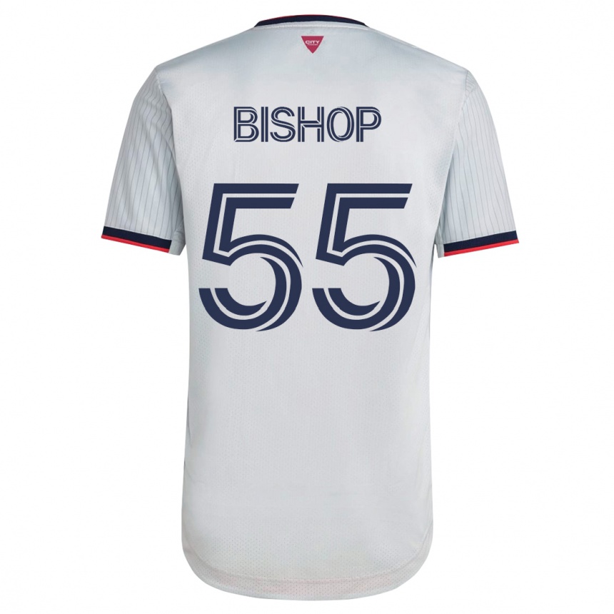 Mujer Fútbol Camiseta Nick Bishop #55 Blanco 2ª Equipación 2023/24 México