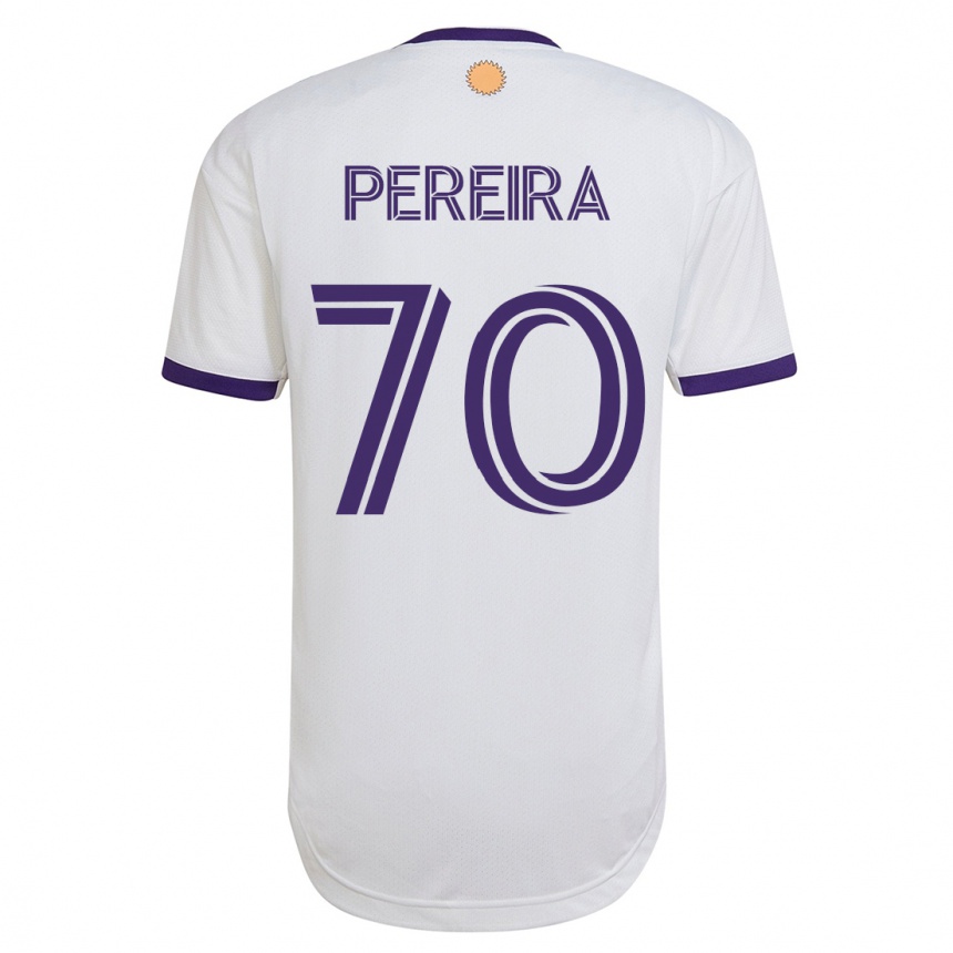 Mujer Fútbol Camiseta Dominic Pereira #70 Blanco 2ª Equipación 2023/24 México