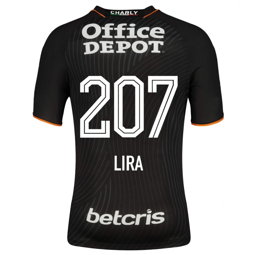 Mujer Fútbol Camiseta Almir Lira #207 Negro 2ª Equipación 2023/24 México