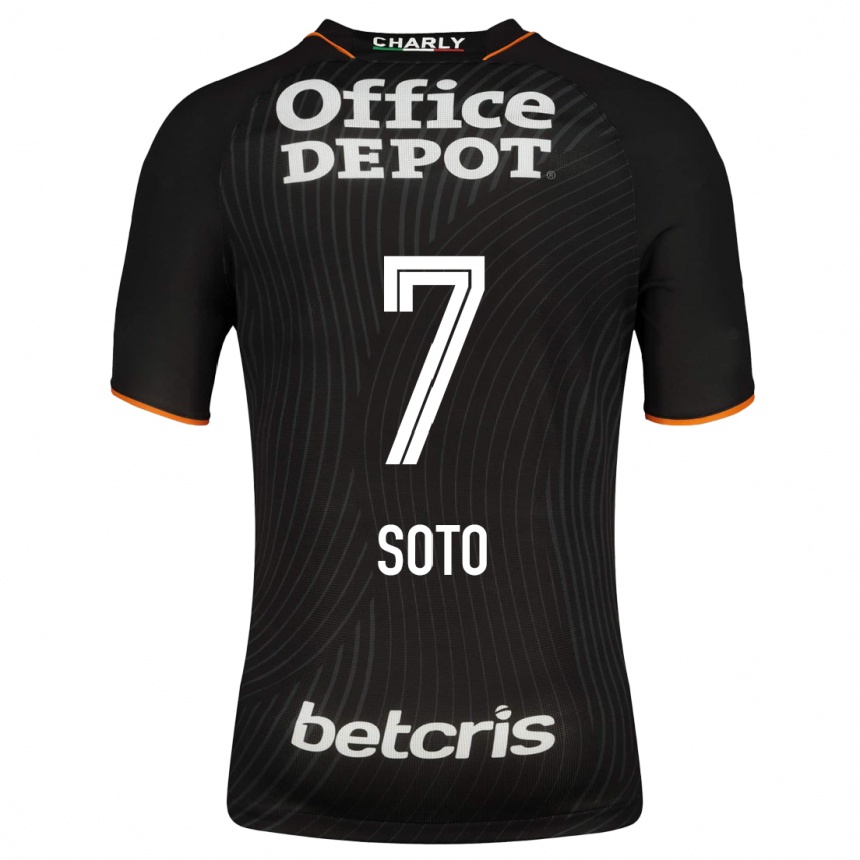 Mujer Fútbol Camiseta Alice Soto #7 Negro 2ª Equipación 2023/24 México