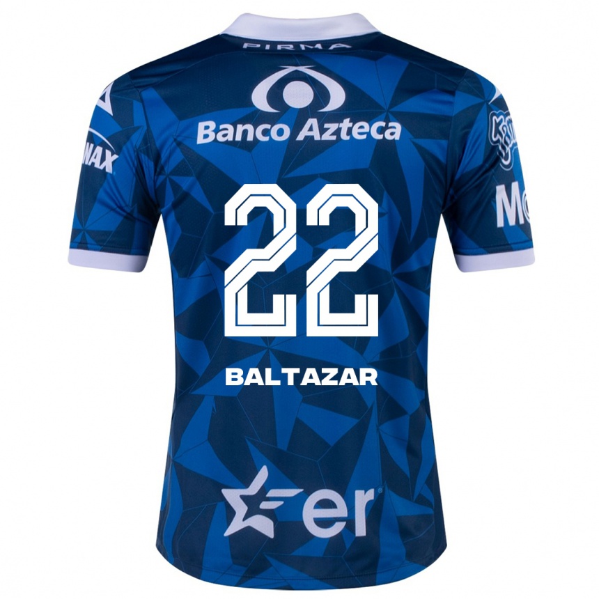 Mujer Fútbol Camiseta Carlos Baltazar #22 Azul 2ª Equipación 2023/24 México