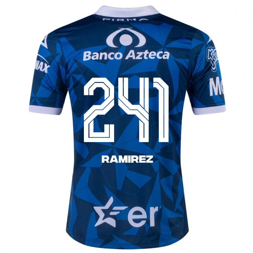 Mujer Fútbol Camiseta Eduardo Ramírez #241 Azul 2ª Equipación 2023/24 México