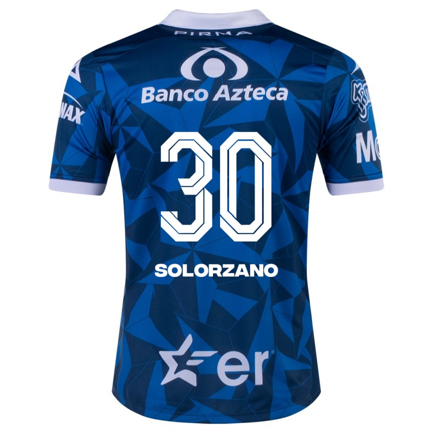 Mujer Fútbol Camiseta Aisha Solórzano #30 Azul 2ª Equipación 2023/24 México