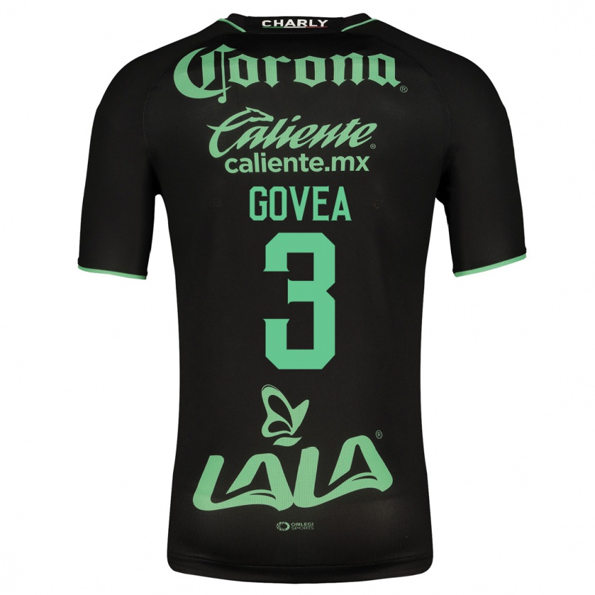 Mujer Fútbol Camiseta Ismael Govea #3 Negro 2ª Equipación 2023/24 México