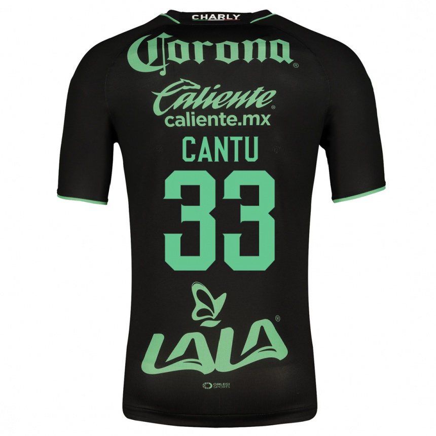 Mujer Fútbol Camiseta Aida Cantú #33 Negro 2ª Equipación 2023/24 México