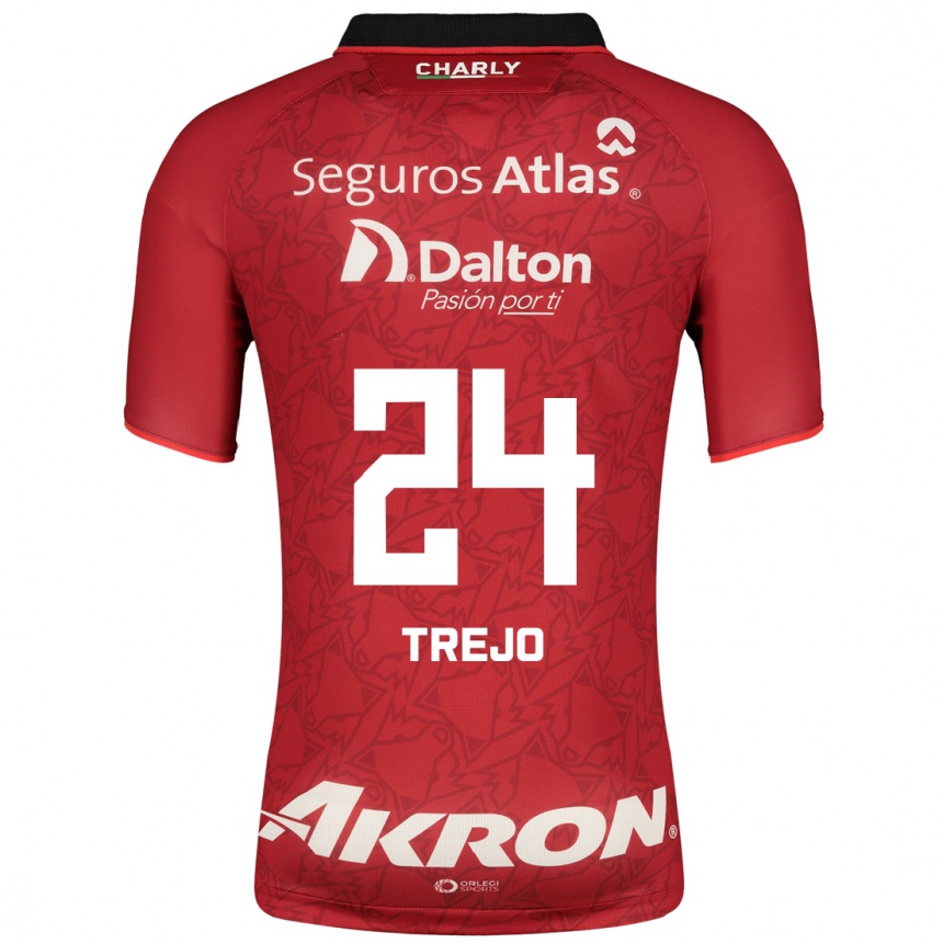 Mujer Fútbol Camiseta Christopher Trejo #24 Rojo 2ª Equipación 2023/24 México