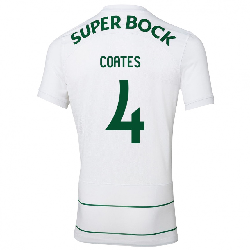 Mujer Fútbol Camiseta Sebastián Coates #4 Blanco 2ª Equipación 2023/24 México