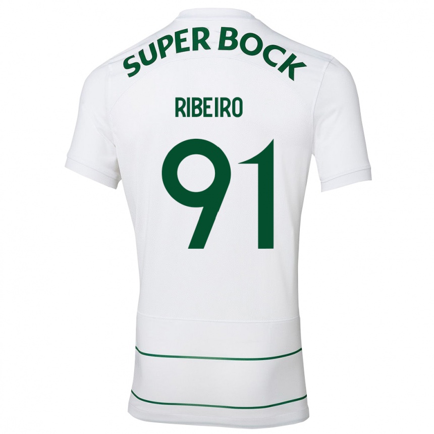 Mujer Fútbol Camiseta Rodrigo Ribeiro #91 Blanco 2ª Equipación 2023/24 México