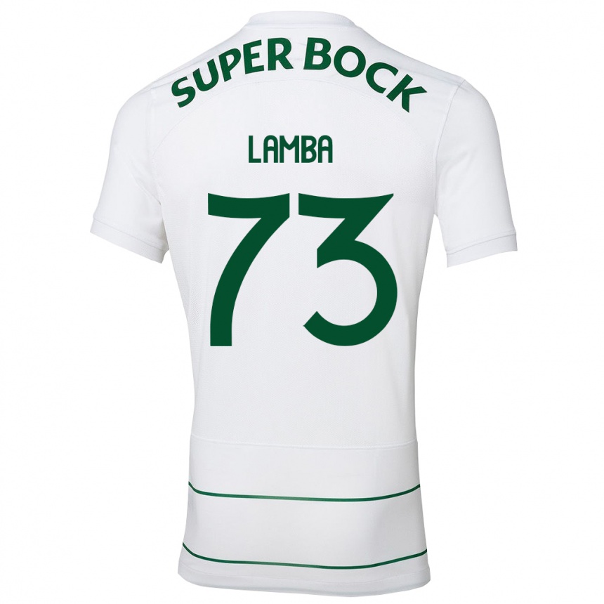 Mujer Fútbol Camiseta Chico Lamba #73 Blanco 2ª Equipación 2023/24 México