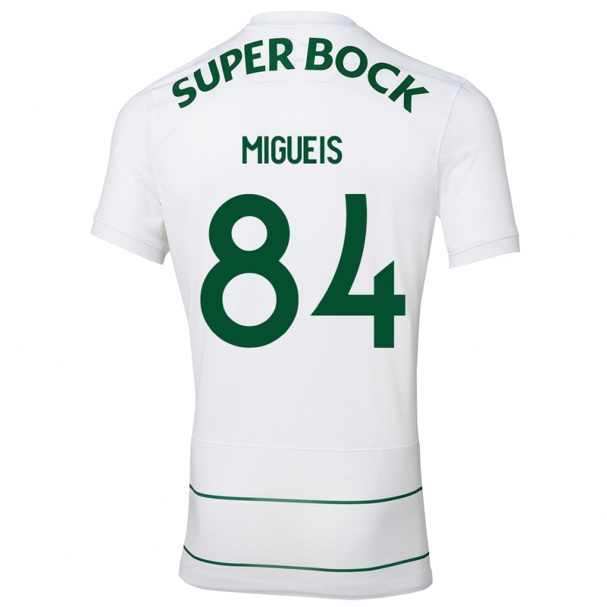 Mujer Fútbol Camiseta Pedro Miguéis #84 Blanco 2ª Equipación 2023/24 México