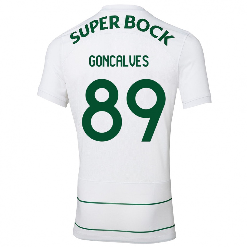 Mujer Fútbol Camiseta André Gonçalves #89 Blanco 2ª Equipación 2023/24 México