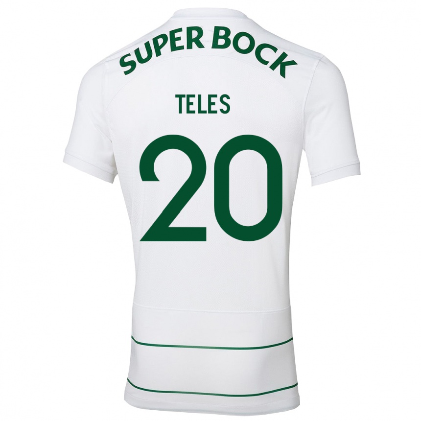 Mujer Fútbol Camiseta Ana Isabel Teles #20 Blanco 2ª Equipación 2023/24 México