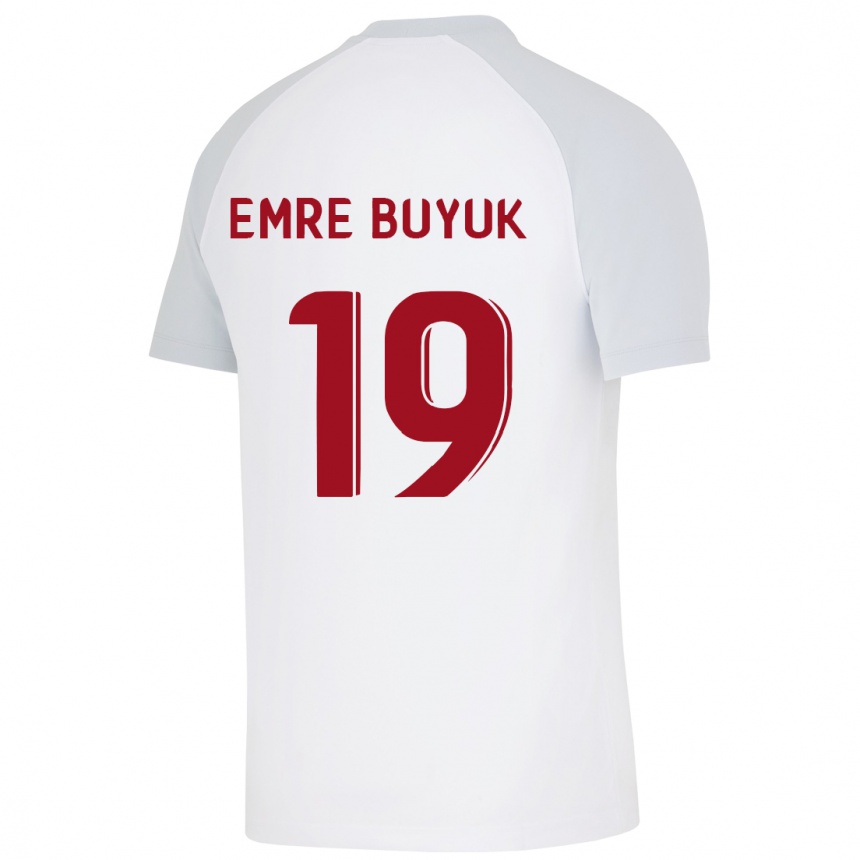 Mujer Fútbol Camiseta Enes Emre Büyük #19 Blanco 2ª Equipación 2023/24 México