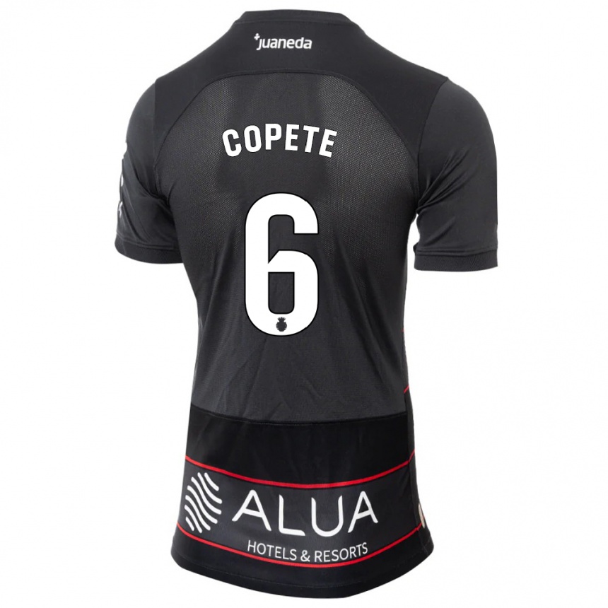 Mujer Fútbol Camiseta José Copete #6 Negro 2ª Equipación 2023/24 México