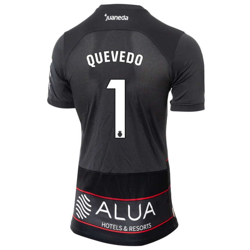 Mujer Fútbol Camiseta Alex Quevedo #1 Negro 2ª Equipación 2023/24 México