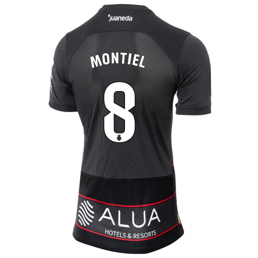 Mujer Fútbol Camiseta Luis Montiel #8 Negro 2ª Equipación 2023/24 México