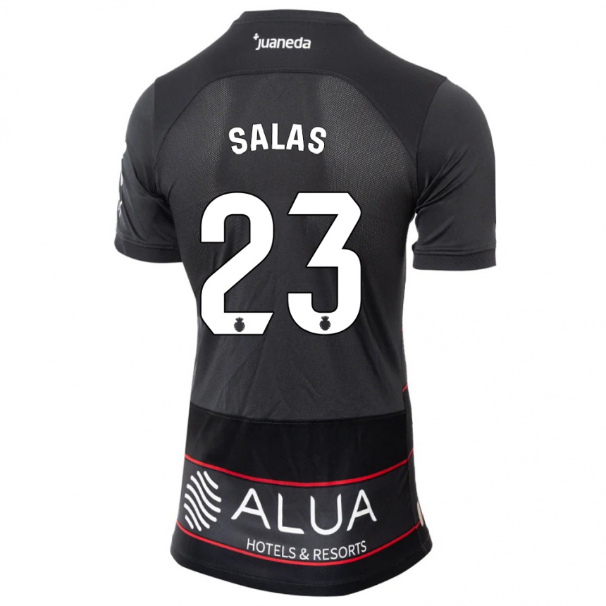 Mujer Fútbol Camiseta Jan Salas #23 Negro 2ª Equipación 2023/24 México