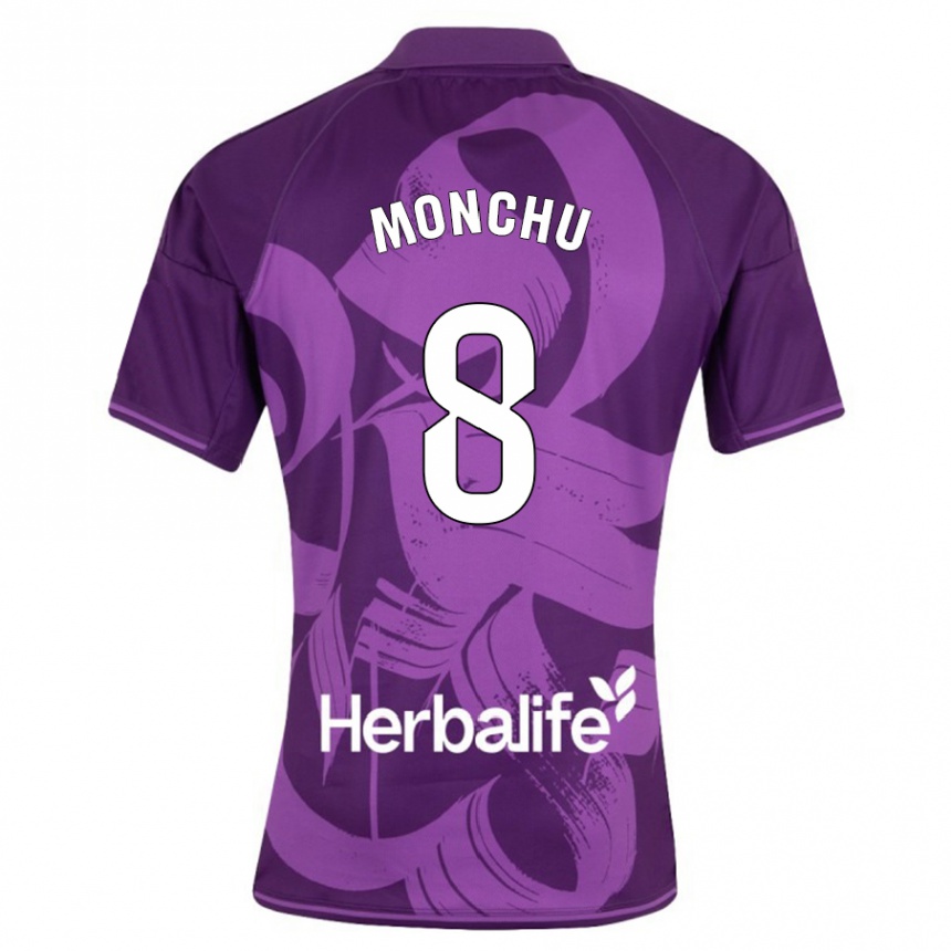 Mujer Fútbol Camiseta Monchu #8 Violeta 2ª Equipación 2023/24 México