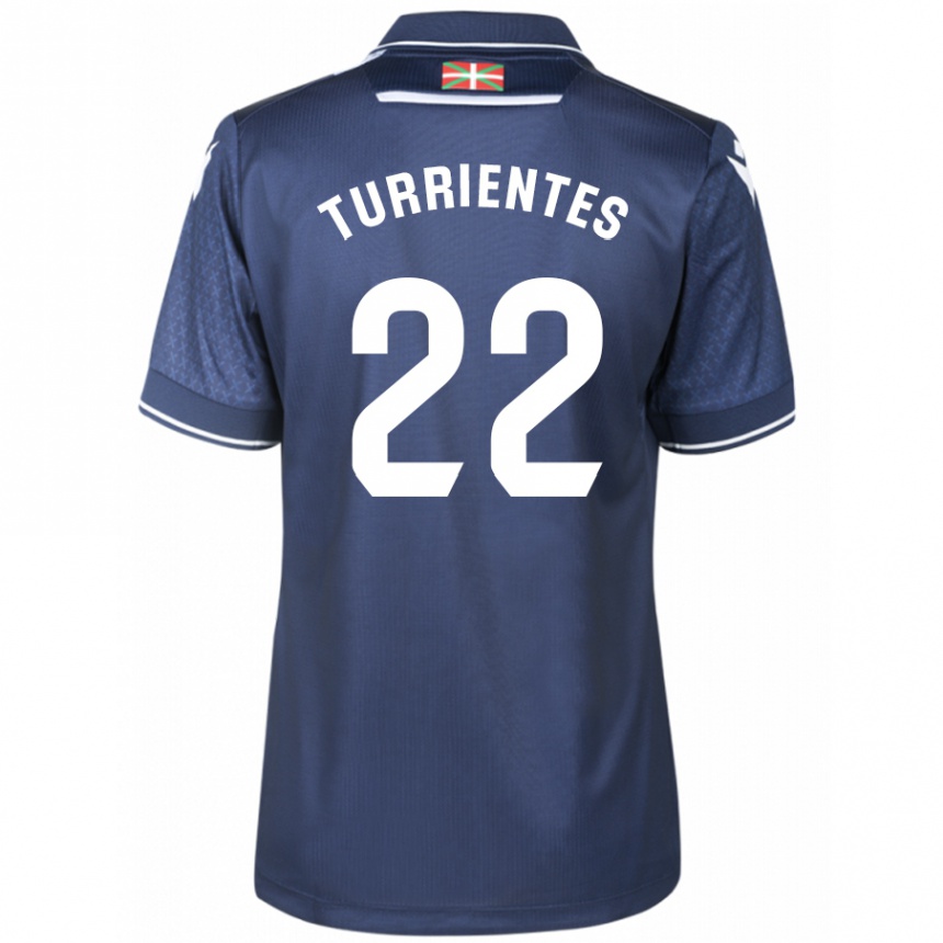 Mujer Fútbol Camiseta Beñat Turrientes #22 Armada 2ª Equipación 2023/24 México