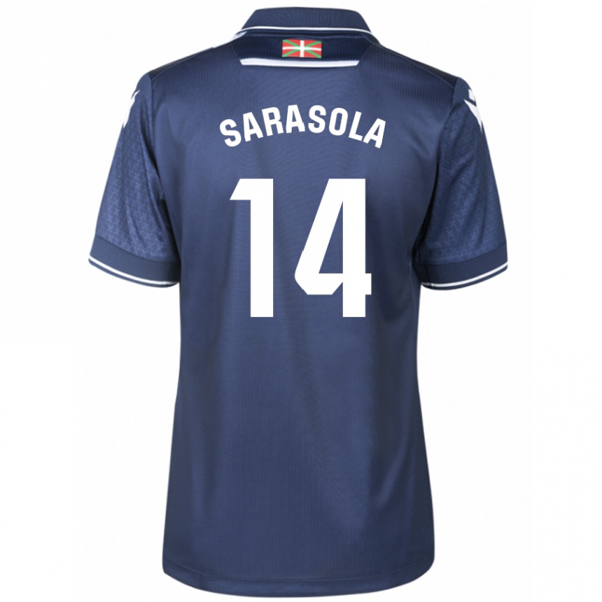 Mujer Fútbol Camiseta Izarne Sarasola Beain #14 Armada 2ª Equipación 2023/24 México