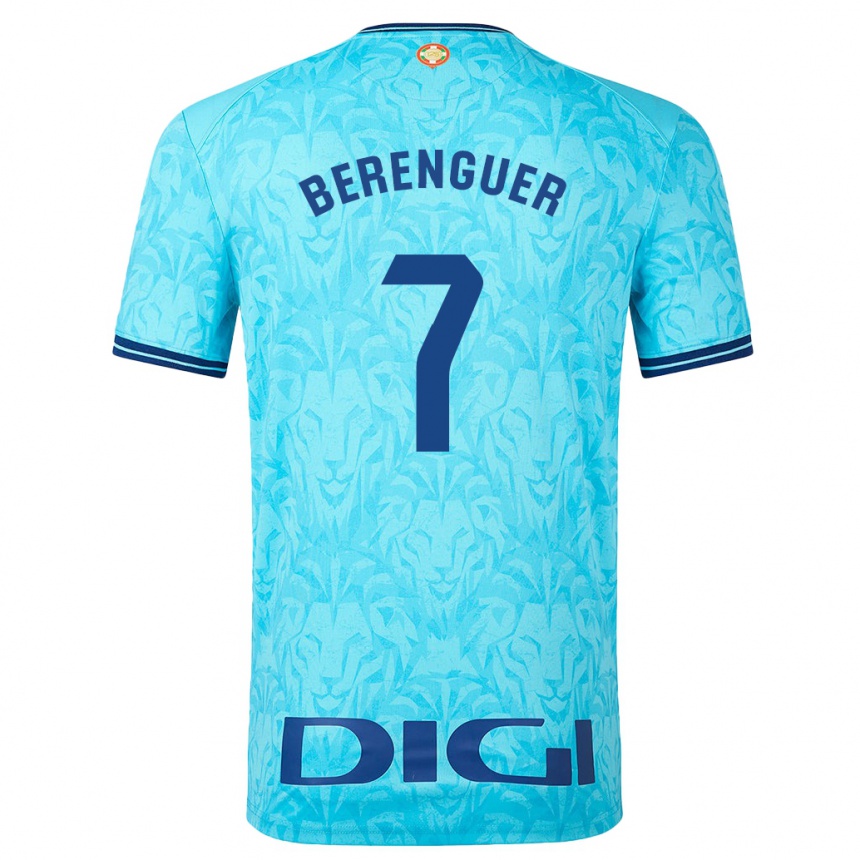 Mujer Fútbol Camiseta Álex Berenguer #7 Cielo Azul 2ª Equipación 2023/24 México