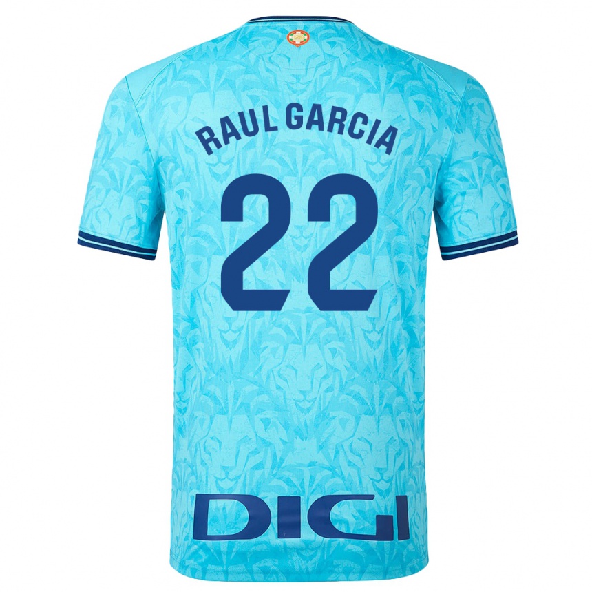 Mujer Fútbol Camiseta Raúl García #22 Cielo Azul 2ª Equipación 2023/24 México