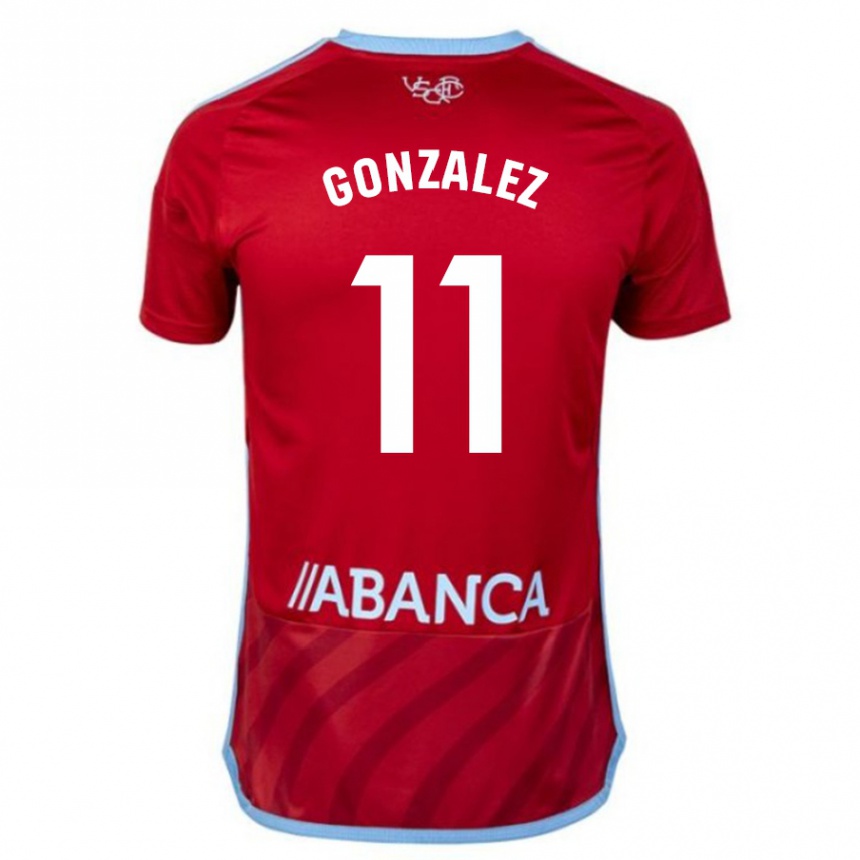 Mujer Fútbol Camiseta Alfon González #11 Rojo 2ª Equipación 2023/24 México