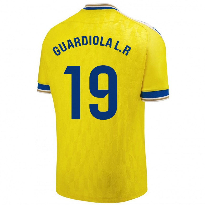 Niño Fútbol Camiseta Sergi Guardiola #19 Amarillo 1ª Equipación 2023/24 México