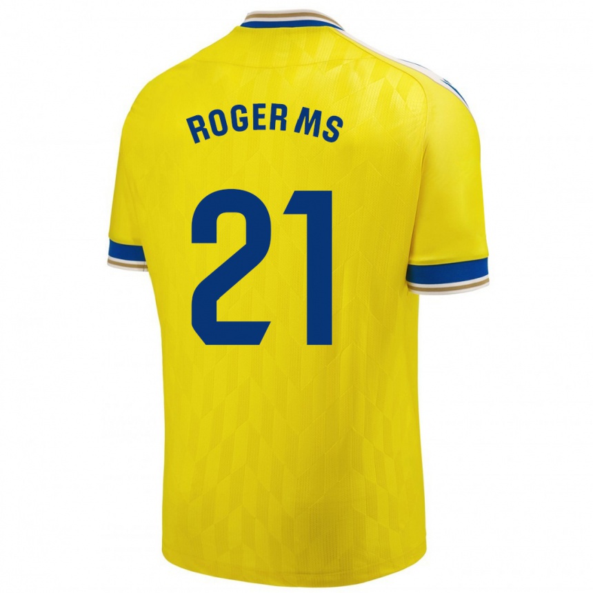 Niño Fútbol Camiseta Roger Martí #21 Amarillo 1ª Equipación 2023/24 México