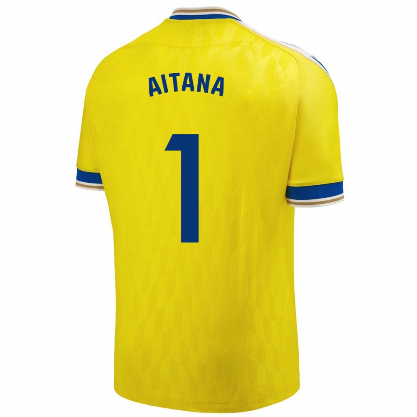 Niño Fútbol Camiseta Aitana #1 Amarillo 1ª Equipación 2023/24 México