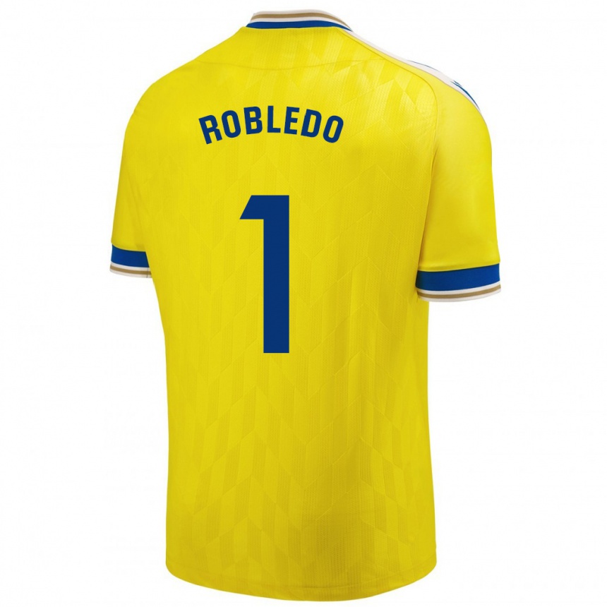 Niño Fútbol Camiseta Robledo #1 Amarillo 1ª Equipación 2023/24 México