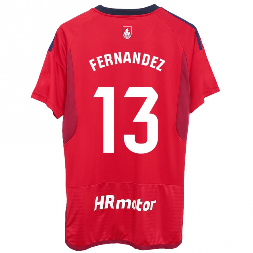 Niño Fútbol Camiseta Aitor Fernández #13 Rojo 1ª Equipación 2023/24 México