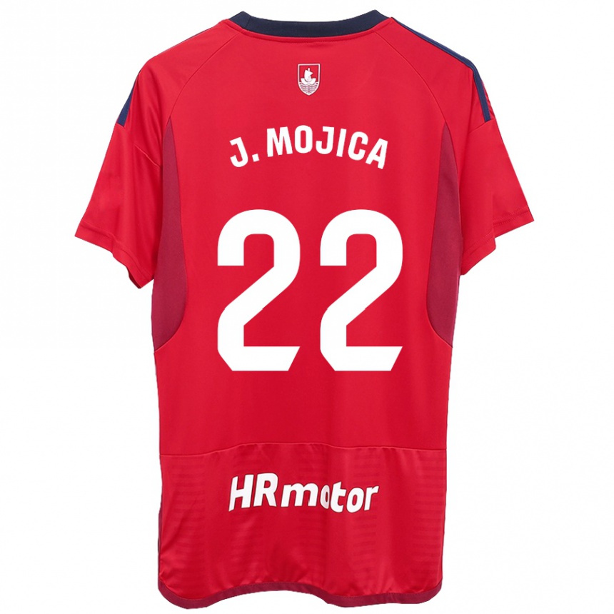 Niño Fútbol Camiseta Johan Mojica #22 Rojo 1ª Equipación 2023/24 México