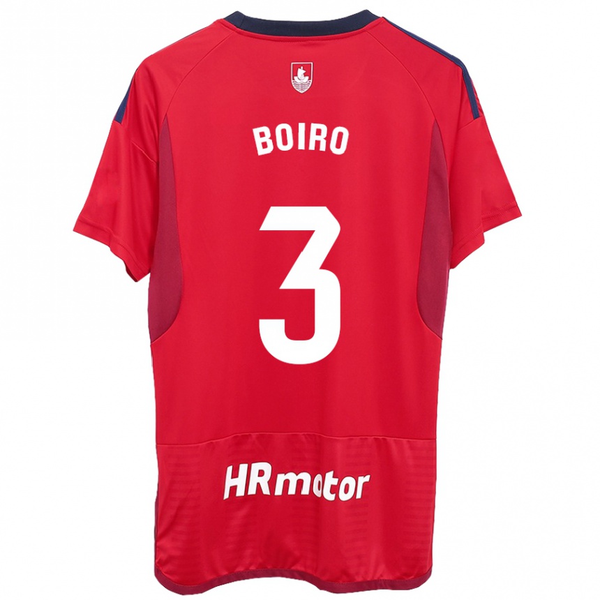 Niño Fútbol Camiseta Adama Boiro #3 Rojo 1ª Equipación 2023/24 México