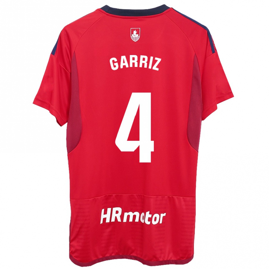 Niño Fútbol Camiseta Ibaider Garriz #4 Rojo 1ª Equipación 2023/24 México