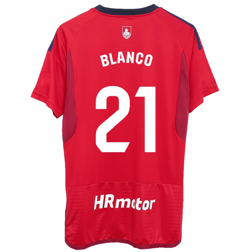 Niño Fútbol Camiseta Alexia Blanco Llacuno #21 Rojo 1ª Equipación 2023/24 México